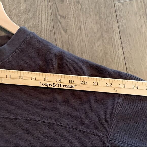 JOHN ASHFORD SPORT Men’s Medium Gray Thick Pullover Cotton Brushed Soft. - Picture 8 of 12